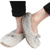 image:imageBambooMN Women Soft Warm Fuzzy NonSlip SlipOn Slippers05 Grey