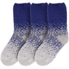 image:imageBambooMN Womens Fuzzy Colorful Socks  3 Pair Packs02 Starry Night