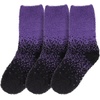 image:imageBambooMN Womens Fuzzy Colorful Socks  3 Pair Packs08 Royal Court