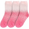 image:imageBambooMN Womens Fuzzy Colorful Socks  3 Pair Packs11 Cotton Candy