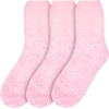 image:imageBambooMN Womens Fuzzy Colorful Socks  3 Pair PacksB1
