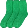 image:imageBambooMN Womens Fuzzy Colorful Socks  3 Pair PacksE1