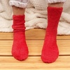 image:imageBambooMN Womens Fuzzy Colorful Socks  3 Pair PacksG1