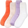 image:imageBambooMN Womens Fuzzy Soft Colored SocksAssortment B