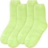 image:imageBambooMN Womens Fuzzy Soft Colored SocksGreen