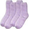 image:imageBambooMN Womens Fuzzy Soft Colored SocksLavender Purple