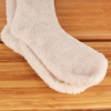 image:imageBambooMN Womens Fuzzy Soft Colored SocksOffwhite