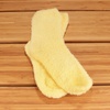 image:imageBambooMN Womens Fuzzy Soft Colored SocksYellow