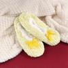 image:imageBambooMN Womens Gradient Cozy Fuzzy Indoor Home Slippers  3 PairsFurry Gold Yellow