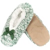 image:imageBambooMN Womens Gradient Cozy Fuzzy Indoor Home Slippers  3 PairsFurry Green