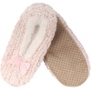 image:imageBambooMN Womens Gradient Cozy Fuzzy Indoor Home Slippers  3 PairsFurry Pink