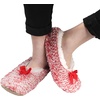 image:imageBambooMN Womens Gradient Cozy Fuzzy Indoor Home Slippers  3 PairsFurry Red
