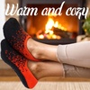 image:imageBambooMN Womens Gradient Cozy Fuzzy Indoor Home Slippers  3 PairsGradient 3h