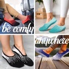 image:imageBambooMN Womens Gradient Cozy Fuzzy Indoor Home Slippers  3 PairsOrange Gradient