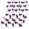image:imageBambooMN Womens Heart and Stripe Soft Warm Microfiber Fuzzy NonSlip Grips Socks  3 Pair Value PackC2