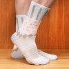 image:imageBambooMN Womens Rayon from Bamboo Fiber Colorful Polka Dot Stripe SocksAssortment 3a