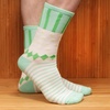 image:imageBambooMN Womens Rayon from Bamboo Fiber Colorful Polka Dot Stripe SocksAssortment 3b