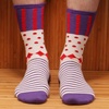 image:imageBambooMN Womens Rayon from Bamboo Fiber Colorful Polka Dot Stripe SocksAssortment 3e
