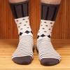 image:imageBambooMN Womens Rayon from Bamboo Fiber Colorful Polka Dot Stripe SocksAssortment 3f