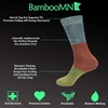 image:imageBambooMN Womens Rayon from Bamboo Fiber Colorful Polka Dot Stripe SocksAssortment 6a