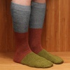 image:imageBambooMN Womens Rayon from Bamboo Fiber Colorful Polka Dot Stripe SocksBlue Red Green