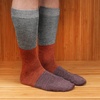 image:imageBambooMN Womens Rayon from Bamboo Fiber Colorful Polka Dot Stripe SocksBlue Red Purple