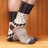 image:imageBambooMN Womens Rayon from Bamboo Fiber Colorful Polka Dot Stripe SocksGrey