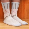 image:imageBambooMN Womens Rayon from Bamboo Fiber Colorful Polka Dot Stripe SocksLight Blue