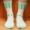 image:imageBambooMN Womens Rayon from Bamboo Fiber Colorful Polka Dot Stripe SocksLight Green