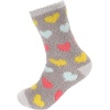 image:imageBambooMN Womens Soft and Cozy Fuzzy Crew Socks 4 Pairs11 Hearts Grey