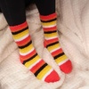 image:imageBambooMN Womens Soft and Cozy Fuzzy Crew Socks 4 PairsAsst I