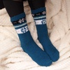 image:imageBambooMN Womens Soft and Cozy Fuzzy Crew Socks 4 PairsAsst J