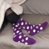 image:imageBambooMN Womens Soft and Cozy Fuzzy Crew Socks 4 PairsAsst K