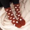 image:imageBambooMN Womens Soft and Cozy Fuzzy Crew Socks 4 PairsAsst L