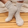 image:imageBambooMN Womens Super Soft and Cozy Feather Light Fuzzy Socks  Multiple Color Options  Two Sizes  Value Packs03  Soft Grey