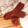 image:imageBambooMN Womens Super Soft and Cozy Feather Light Fuzzy Socks  Multiple Color Options  Two Sizes  Value Packs07  Bricks Burgundy