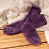 image:imageBambooMN Womens Super Soft and Cozy Feather Light Fuzzy Socks  Multiple Color Options  Two Sizes  Value Packs10  Pirate Purple