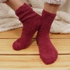 image:imageBambooMN Womens Super Soft and Cozy Feather Light Fuzzy Socks  Multiple Color Options  Two Sizes  Value Packs14  Maroon