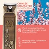 image:imageBrass Nail Clippers Set  4pc Nail Care Set  Orchid Flower Detailing  1 Set01 Plum