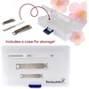 image:imageBrass Nail Clippers Set  4pc Nail Care Set  Orchid Flower Detailing  1 Set02 Orchid
