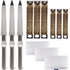 image:imageBrass Nail Clippers Set  4pc Nail Care Set  Orchid Flower Detailing  1 Set02 Orchid