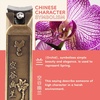 image:imageBrass Nail Clippers Set  4pc Nail Care Set  Orchid Flower Detailing  1 Set02 Orchid