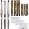 image:imageBrass Nail Clippers Set  4pc Nail Care Set  Orchid Flower Detailing  1 Set03 Bamboo