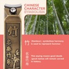 image:imageBrass Nail Clippers Set  4pc Nail Care Set  Orchid Flower Detailing  1 Set03 Bamboo