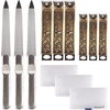 image:imageBrass Nail Clippers Set  4pc Nail Care Set  Orchid Flower Detailing  1 Set04 Chrysanthemum