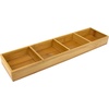image:imageCeramic Succulent Flower Cactus Plant Pots  4 Pots  Square  with Bamboo Box  White  31White  4 Pots