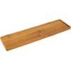 image:imageCeramic Succulent Pots  1 Pot  Long Rectangle  with Bamboo Tray  White  11White  Long Pot