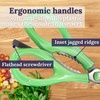 image:imageCulinary Queen 6in1 Kitchen Shears  Rockmelon Grey  1 PairCulinary Queen  Guava Green