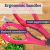image:imageCulinary Queen 6in1 Kitchen Shears  Rockmelon Grey  1 PairCulinary Queen  Pomegranate Pink