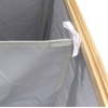 image:imageFoldable Bamboo Laundry Hamper with Lid  Decor Essentials for Any Room  Large  Rectangular  BrownExtra Large